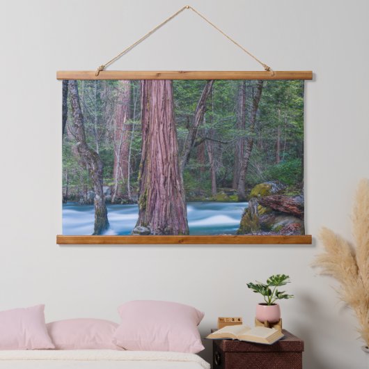 Nationaal Park Sequoias & Merced River Yosemite, C Hangend Wandkleed (Slaapkamer)