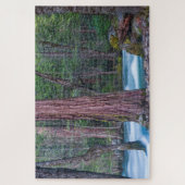 Nationaal Park Sequoias & Merced River Yosemite, C Legpuzzel (Verticaal)