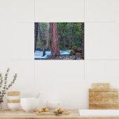 Nationaal Park Sequoias & Merced River Yosemite, C Poster (Keuken)