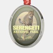 Nationaal Park Serengeti (Cheetah) WT Metalen Ornament (Links)