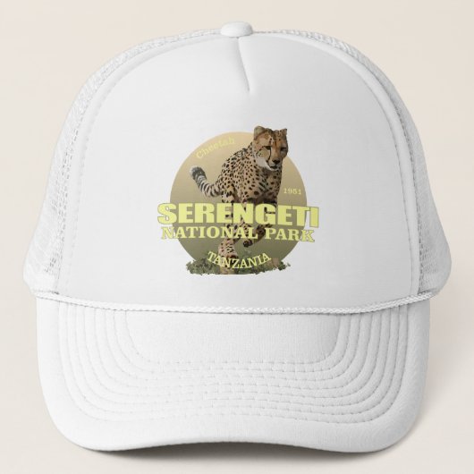 Nationaal Park Serengeti (Cheetah) WT Trucker Pet (Voorkant)