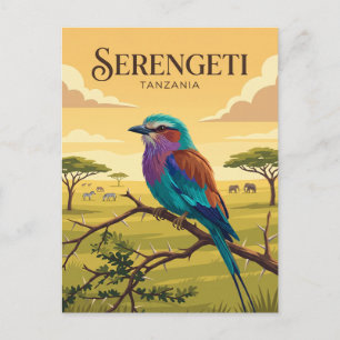 Nationaal park Serengeti Tanzania Briefkaart