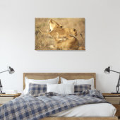 Nationaal Park Serengeti, Tanzania Canvas Afdruk (Insitu (Slaapkamer))