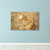Nationaal Park Serengeti, Tanzania Canvas Afdruk (Insitu (Houten vloer))