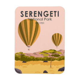 Nationaal park Serengeti Tanzania Hot Air Ballon Magneet
