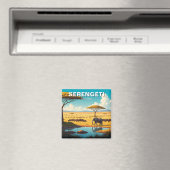 Nationaal park Serengeti Tanzania Magneet (Insitu (Vaatwasser))