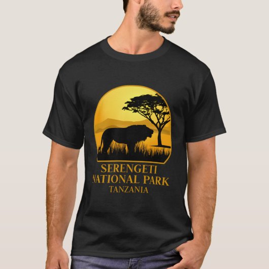 Nationaal park Serengeti Tanzania T-shirt (Voorkant)