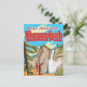 Nationaal park Shenandoa en reisposter Briefkaart (Staand voorkant)