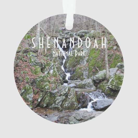 Nationaal park Shenandoah AcrylOrnament Ornament (achterkant)