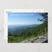 Nationaal park Shenandoah Briefkaart (Voorkant / Achterkant)