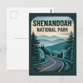 Nationaal park Shenandoah Briefkaart (Voorkant / Achterkant)