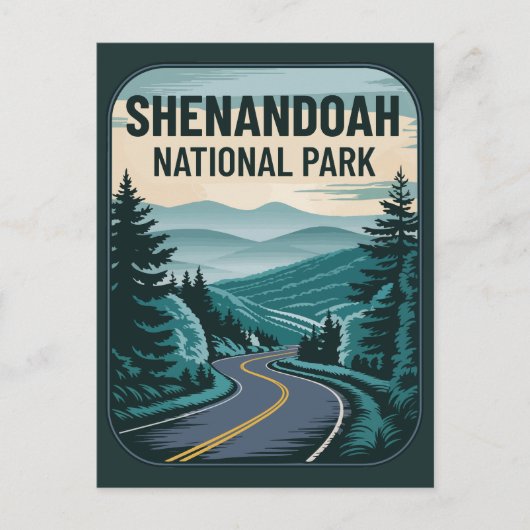 Nationaal park Shenandoah Briefkaart (Voorkant)