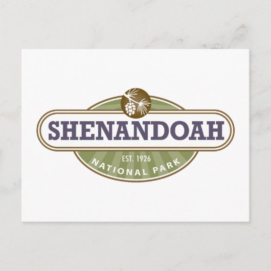 Nationaal park Shenandoah Briefkaart (Voorkant)