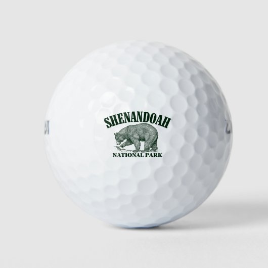 Nationaal park Shenandoah Golfballen (Voorkant)