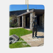Nationaal park Shenandoah in Virginia Keramisch Ornament (Rechts)