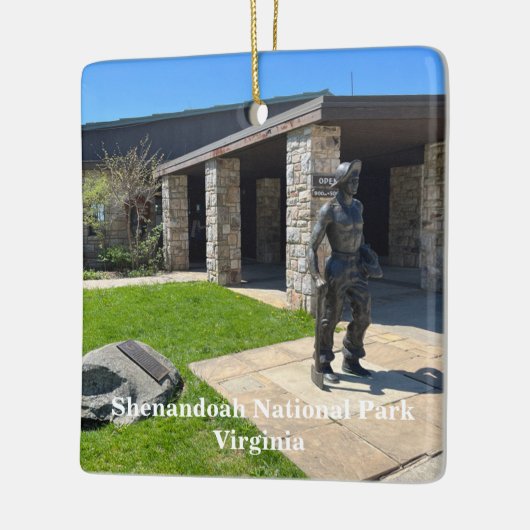 Nationaal park Shenandoah in Virginia Keramisch Ornament (Links)