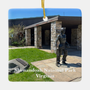 Nationaal park Shenandoah in Virginia Keramisch Ornament