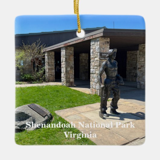 Nationaal park Shenandoah in Virginia Keramisch Ornament (Voorkant)