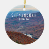 Nationaal park Shenandoah Keramisch Ornament (Voorkant)