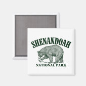 Nationaal park Shenandoah Magneet (Voorkant / Achterkant)
