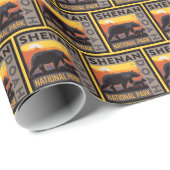 Nationaal park Shenandoah | Mama Beer & welpen Cadeaupapier (Rol Hoek)