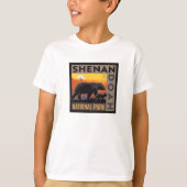 Nationaal park Shenandoah | Mama Beer & welpen T-shirt (Voorkant)