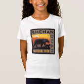 Nationaal park Shenandoah | Mama Beer & welpen T-shirt (Voorkant)