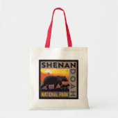 Nationaal park Shenandoah | Mama Beer & welpen Tote Bag (Voorkant)
