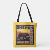 Nationaal park Shenandoah | Mama Beer & welpen Tote Bag (Achterkant)