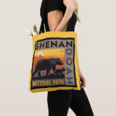 Nationaal park Shenandoah | Mama Beer & welpen Tote Bag (Dichtbij)