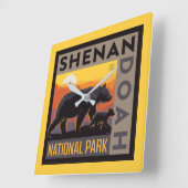 Nationaal park Shenandoah | Mama Beer & welpen Vierkante Klok (Hoek)