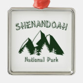 Nationaal park Shenandoah Metalen Ornament (Voorkant)