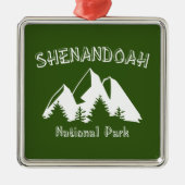 Nationaal park Shenandoah Metalen Ornament (Voorkant)