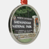 Nationaal park Shenandoah Metalen Ornament (Rechts)