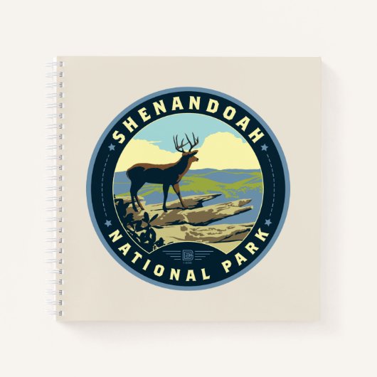 Nationaal park Shenandoah Notitieboek (Voorkant)