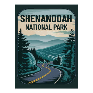 Nationaal park Shenandoah Perfect Poster