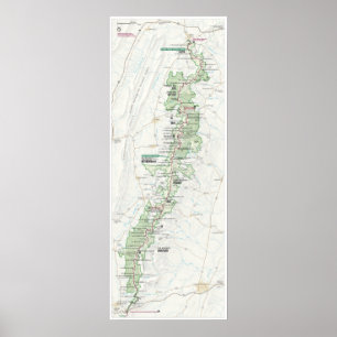 Nationaal park Shenandoah Poster