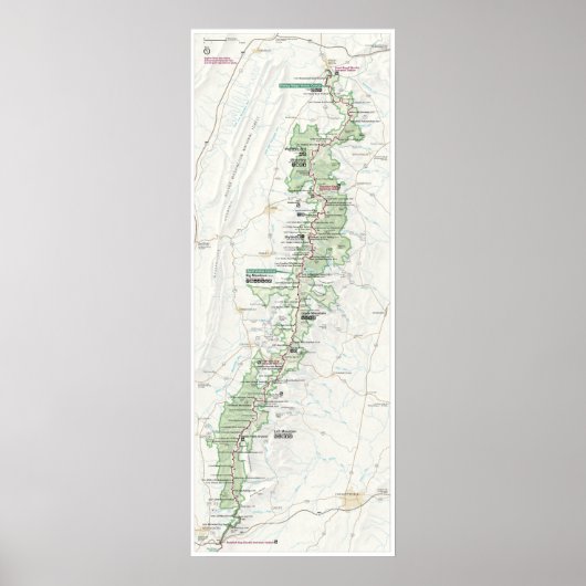 Nationaal park Shenandoah Poster (Voorkant)