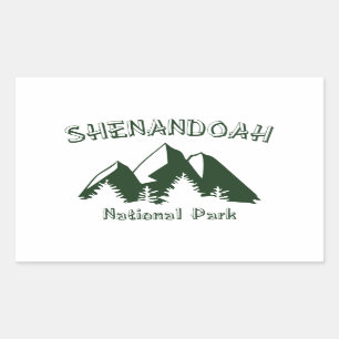 Nationaal park Shenandoah Rechthoekige Sticker