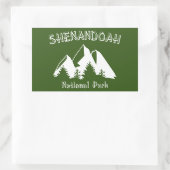 Nationaal park Shenandoah Rechthoekige Sticker (Tas)