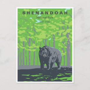 Nationaal Park Shenandoah Reizen Briefkaart