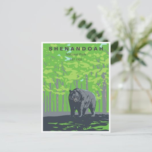  Nationaal Park Shenandoah Reizen Briefkaart (Staand voorkant)
