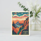 Nationaal park Shenandoah Rock Briefkaart (Staand voorkant)