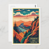 Nationaal park Shenandoah Rock Briefkaart (Voorkant / Achterkant)