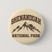 Nationaal park Shenandoah Ronde Button 5,7 Cm (Voorkant)