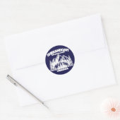Nationaal park Shenandoah Ronde Sticker (Envelop)