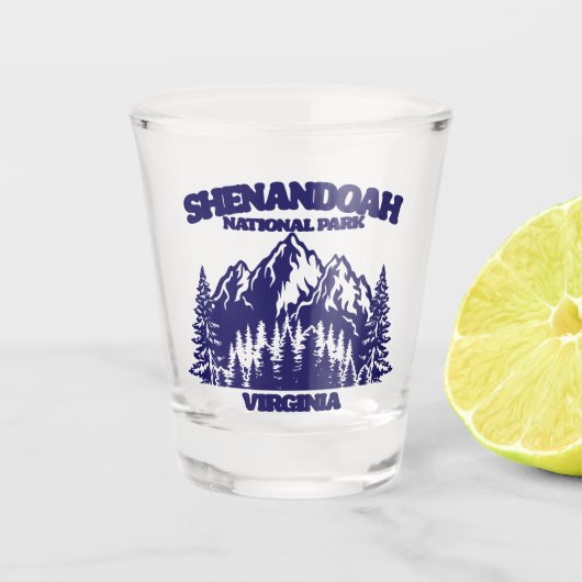 Nationaal park Shenandoah Shot Glas (Voorkant)