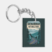 Nationaal park Shenandoah Sleutelhanger (Voorkant Links)
