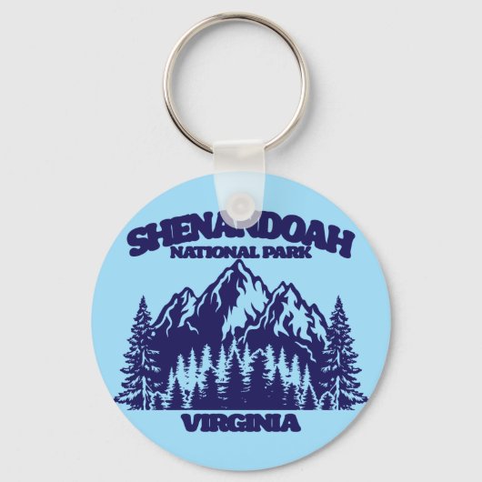 Nationaal park Shenandoah Sleutelhanger (Voorkant)
