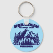 Nationaal park Shenandoah Sleutelhanger (Achterkant)